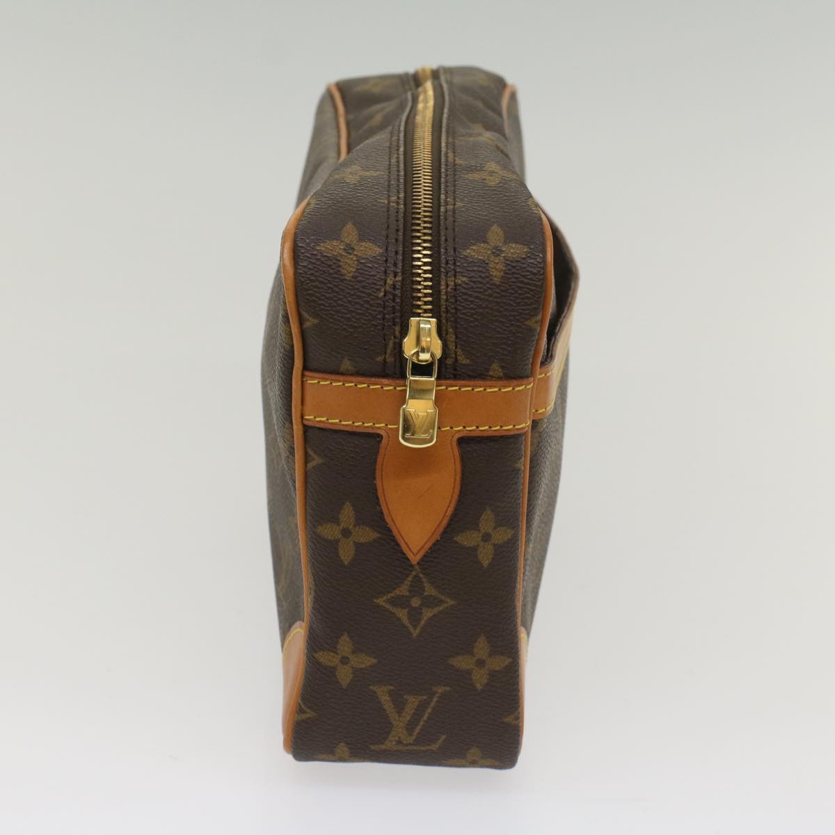 LOUIS VUITTON Monogram Compiegne 28 Clutch Bag M51845 LV 55535