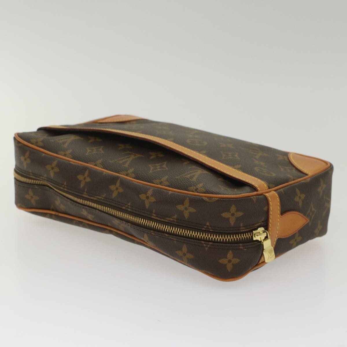LOUIS VUITTON Monogram Compiegne 28 Clutch Bag M51845 LV 55535