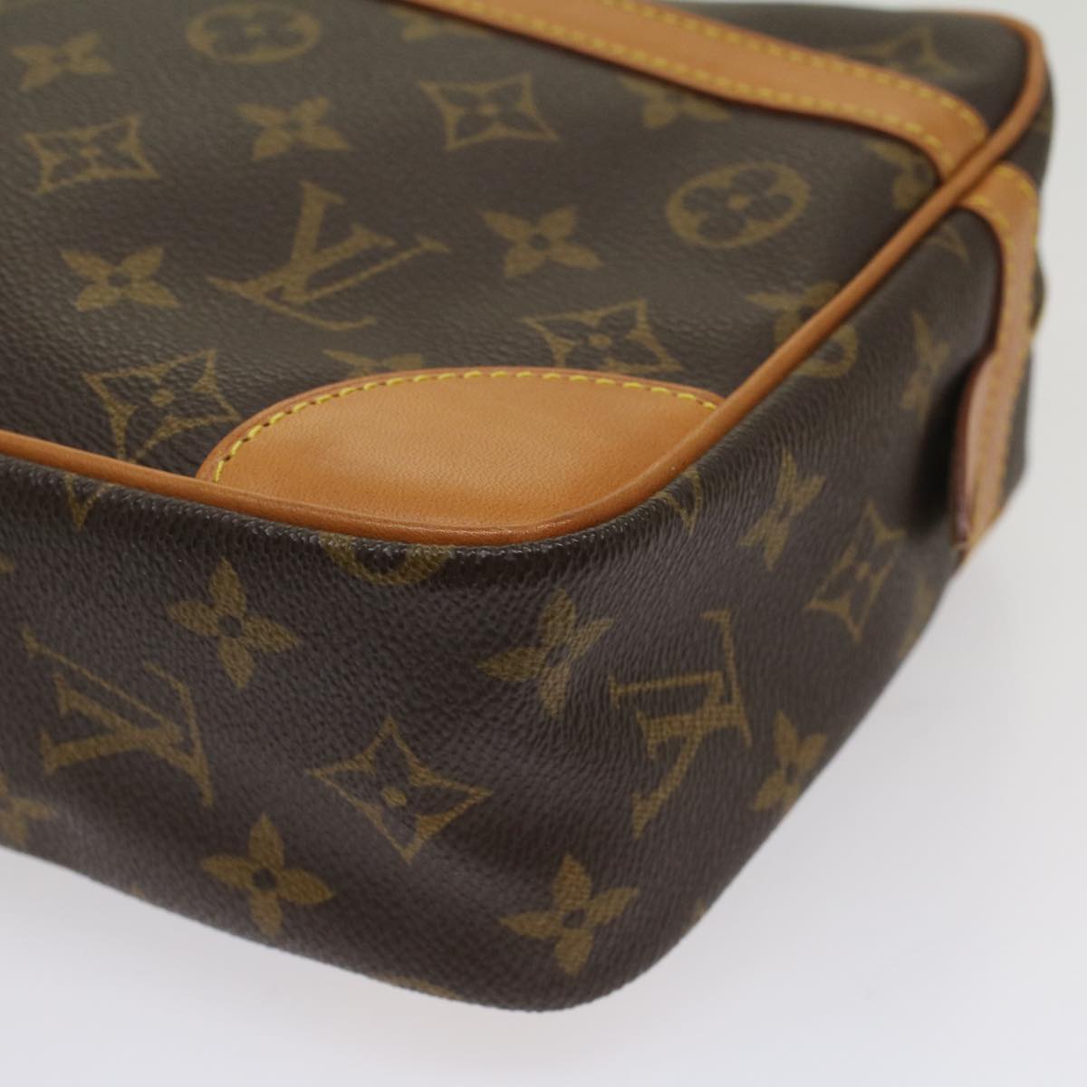 LOUIS VUITTON Monogram Compiegne 28 Clutch Bag M51845 LV 55535