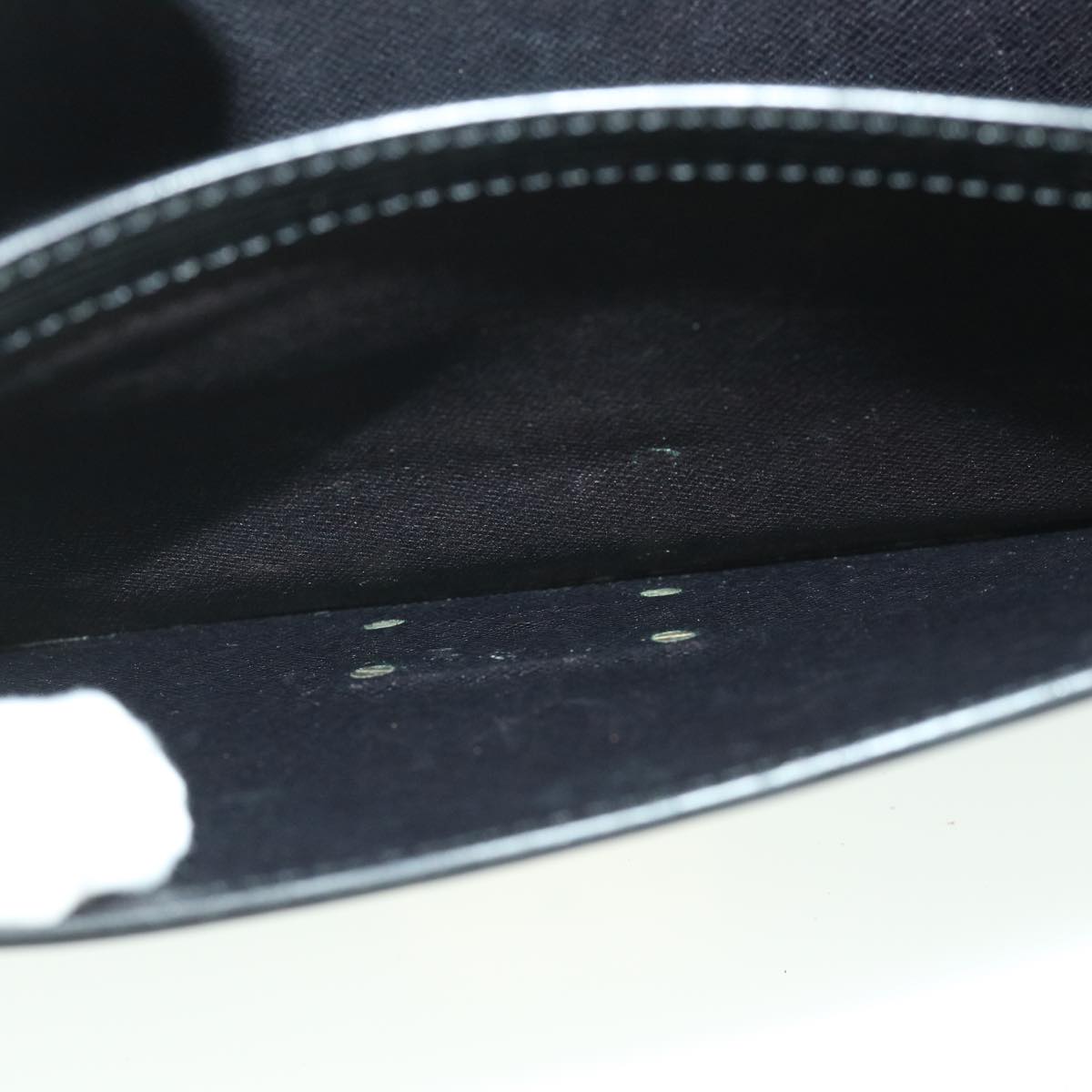 LOUIS VUITTON Epi Serie Dragonne Hand Bag Black M52612 LV 55536