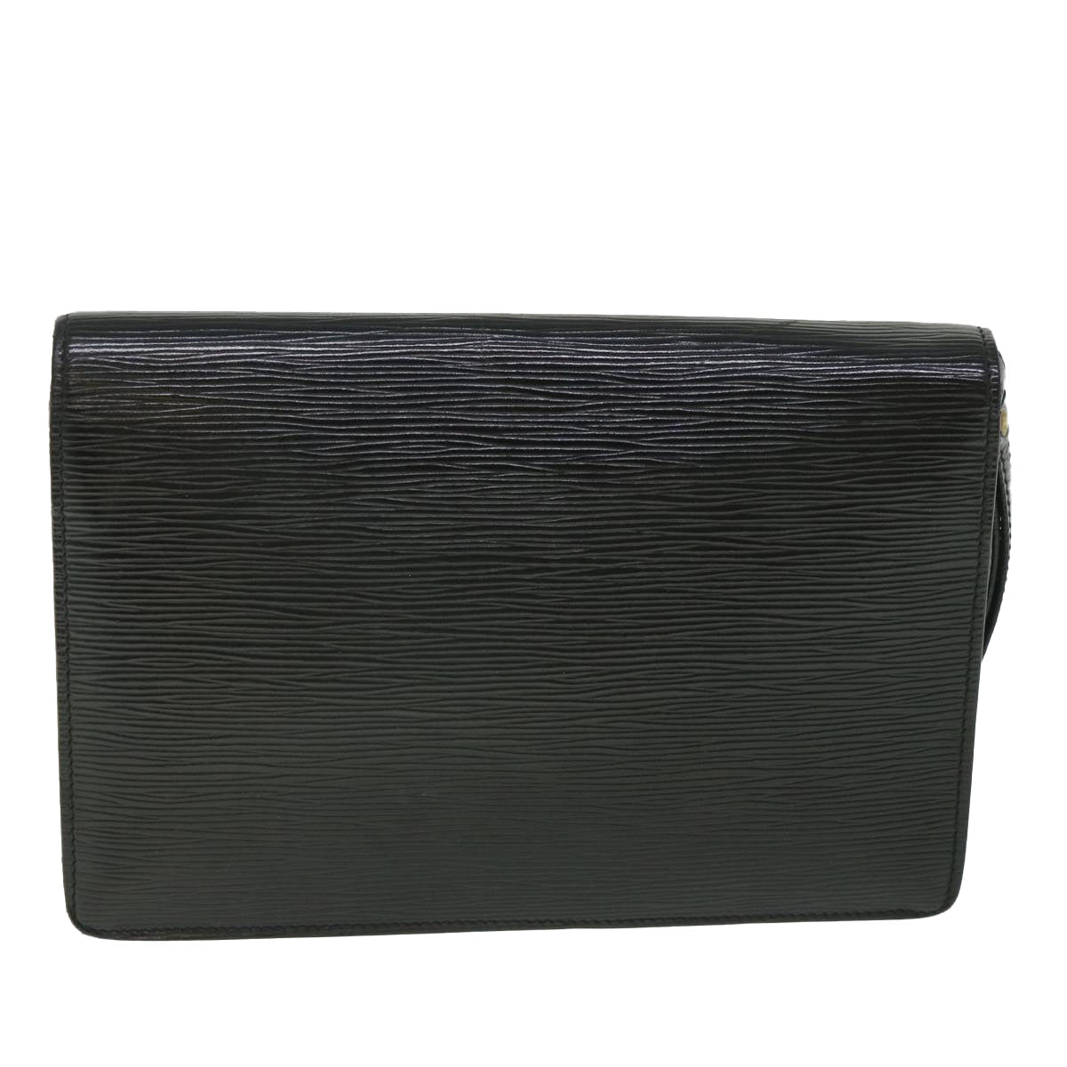 LOUIS VUITTON Epi Serie Dragonne Hand Bag Black M52612 LV 55536