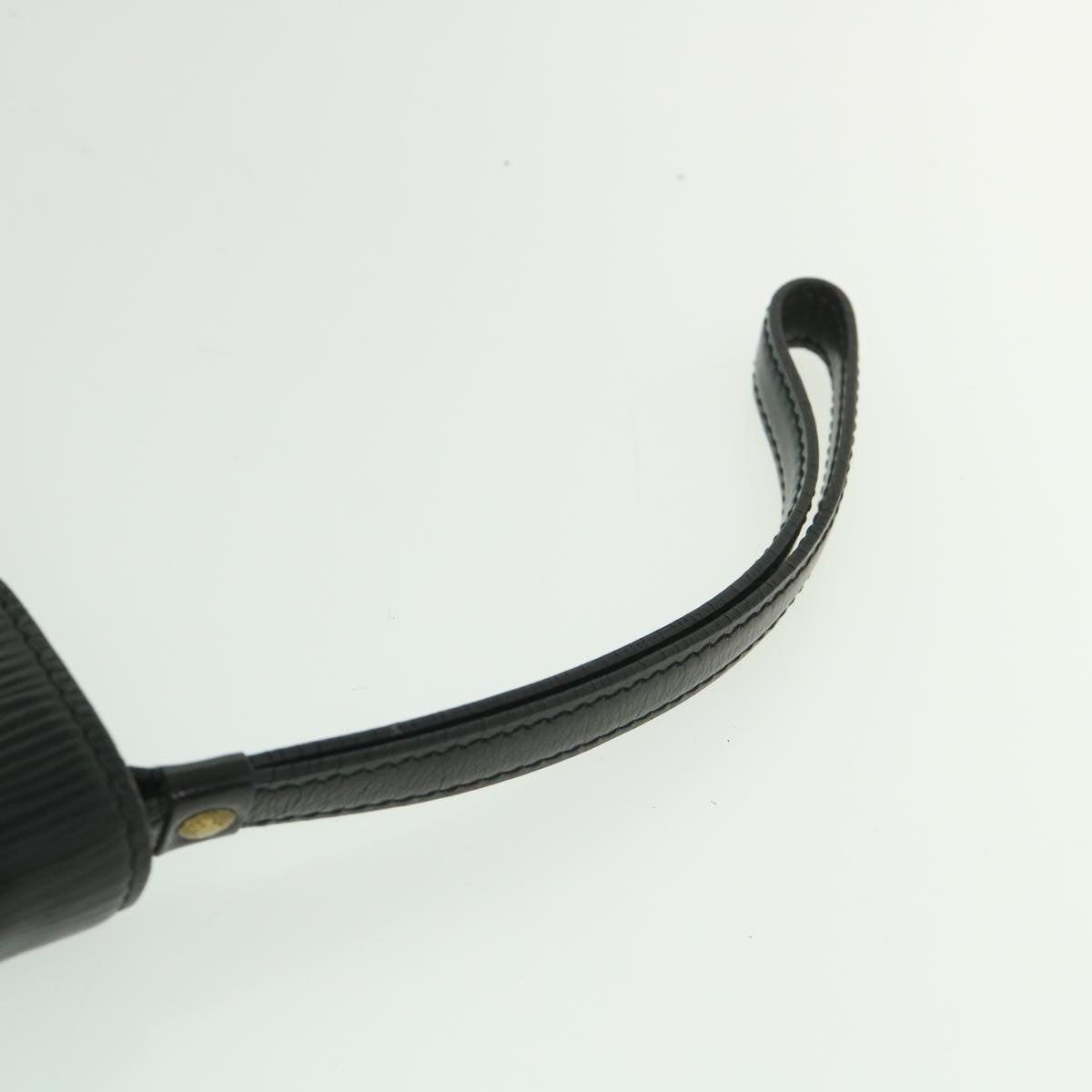 LOUIS VUITTON Epi Serie Dragonne Hand Bag Black M52612 LV 55536