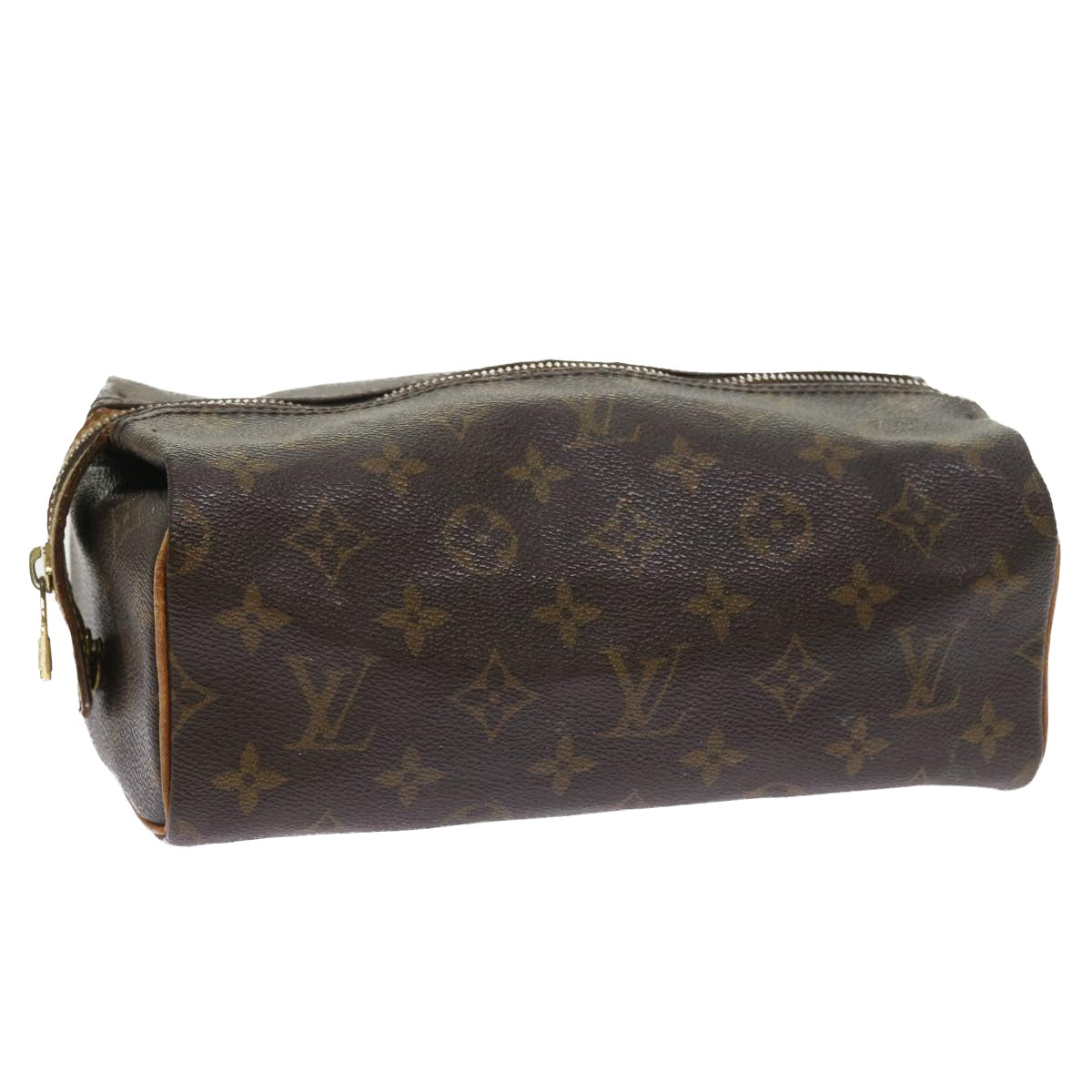 LOUIS VUITTON Monogram Trousse Patte Pression Cosmetic Pouch M47636 55539
