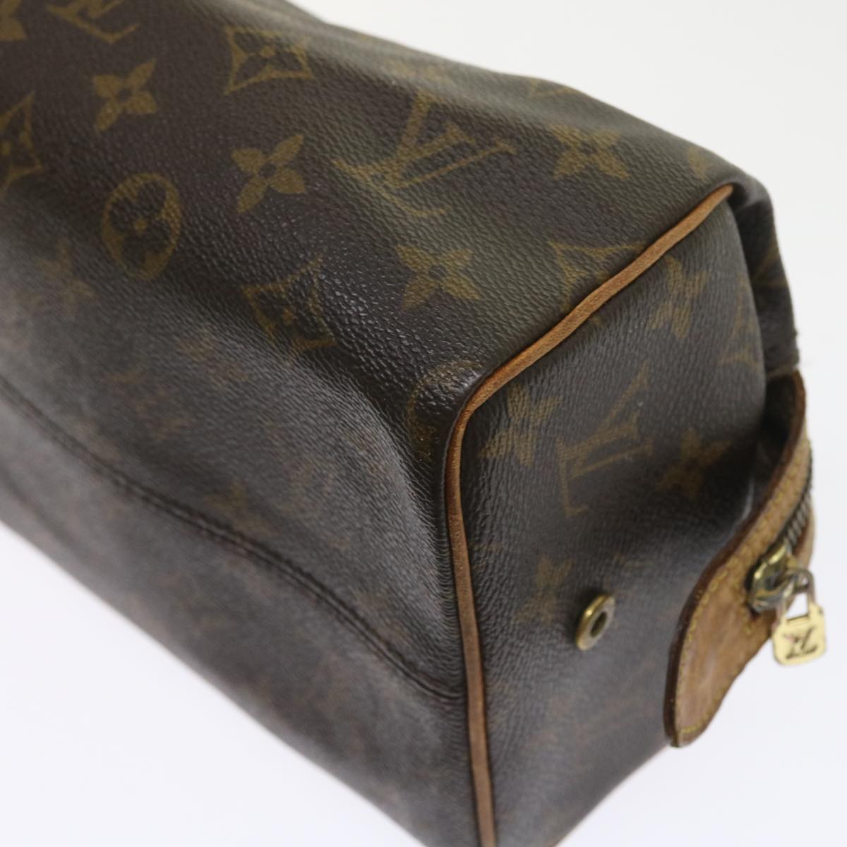 LOUIS VUITTON Monogram Trousse Patte Pression Cosmetic Pouch M47636 55539