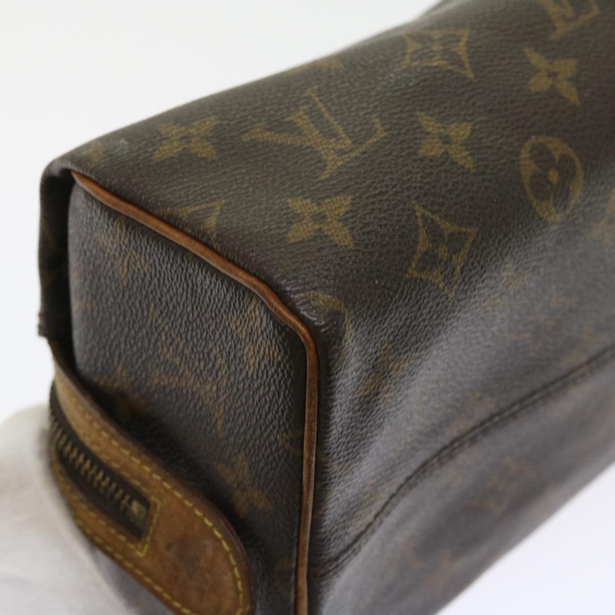 LOUIS VUITTON Monogram Trousse Patte Pression Cosmetic Pouch M47636 55539