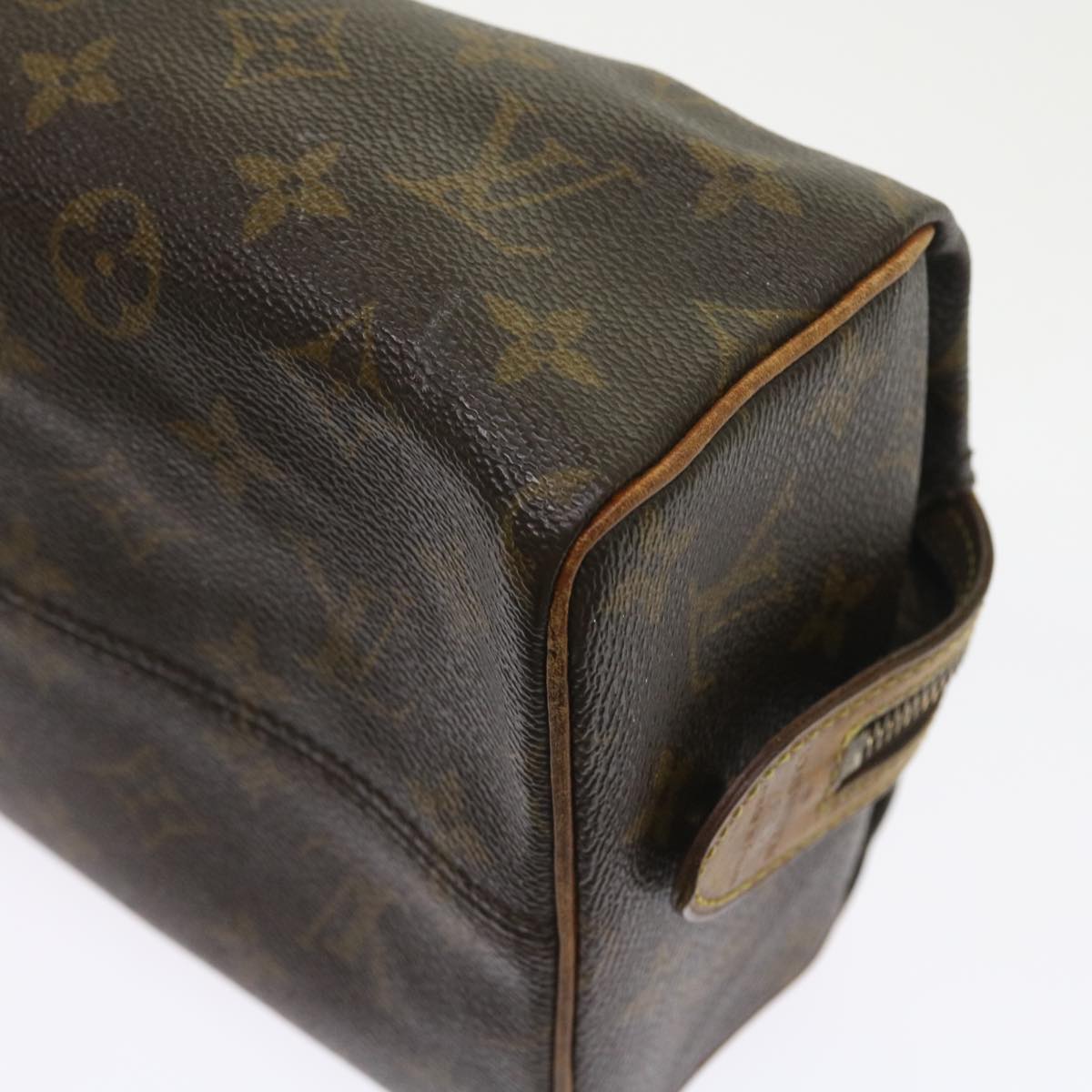 LOUIS VUITTON Monogram Trousse Patte Pression Cosmetic Pouch M47636 55539