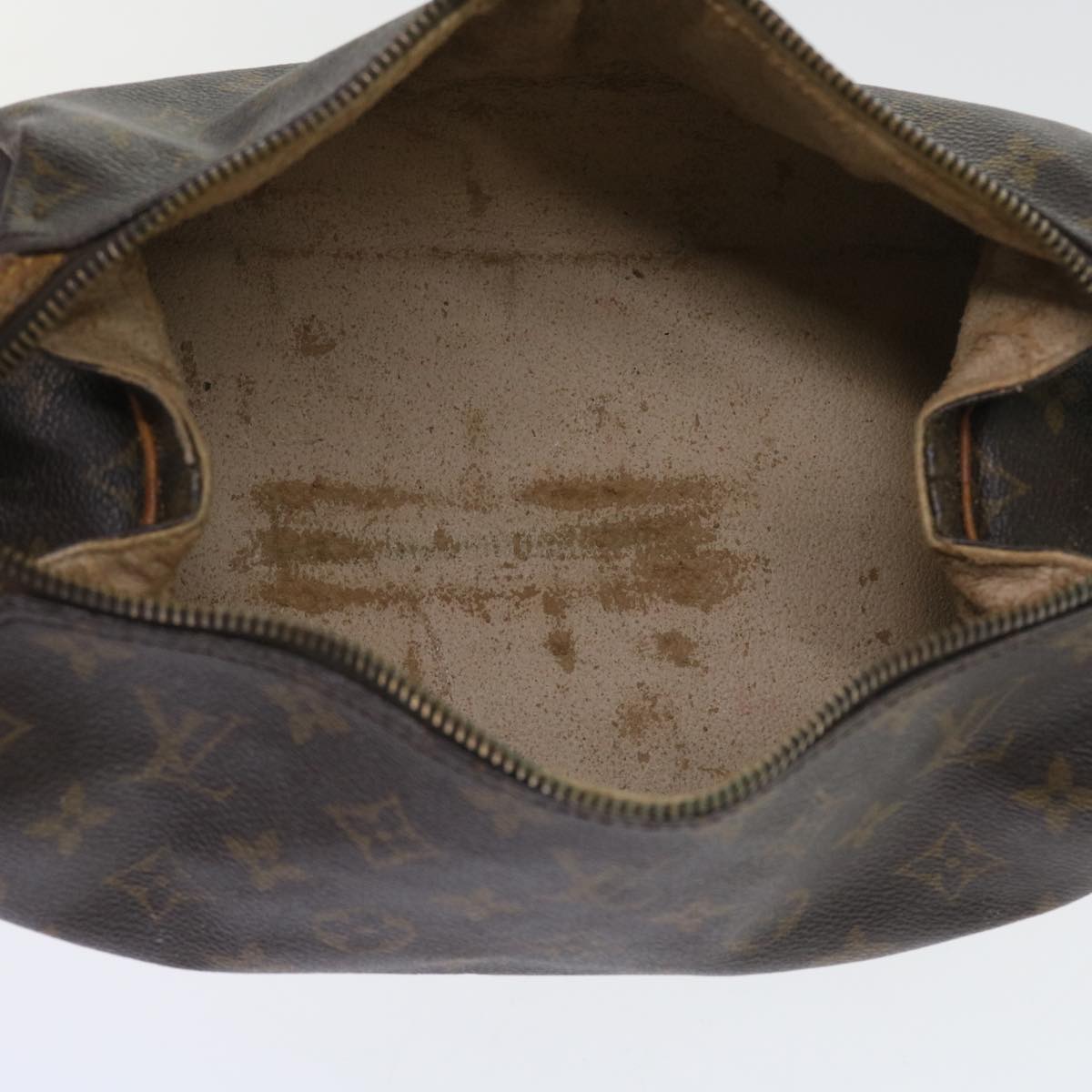 LOUIS VUITTON Monogram Trousse Patte Pression Cosmetic Pouch M47636 55539