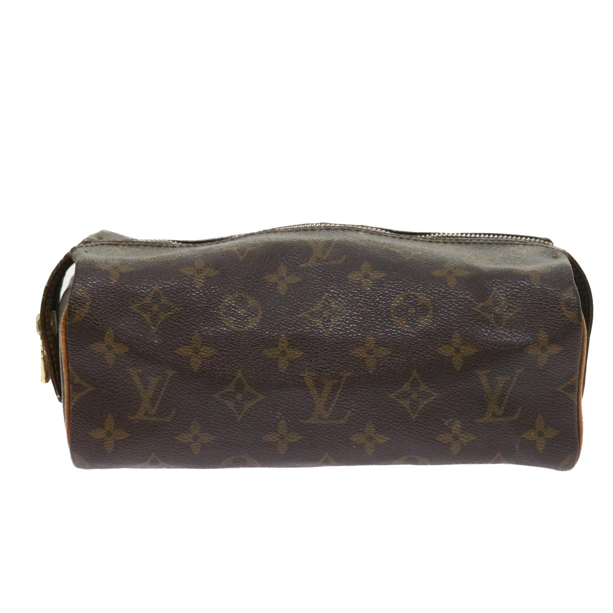 LOUIS VUITTON Monogram Trousse Patte Pression Cosmetic Pouch M47636 55539