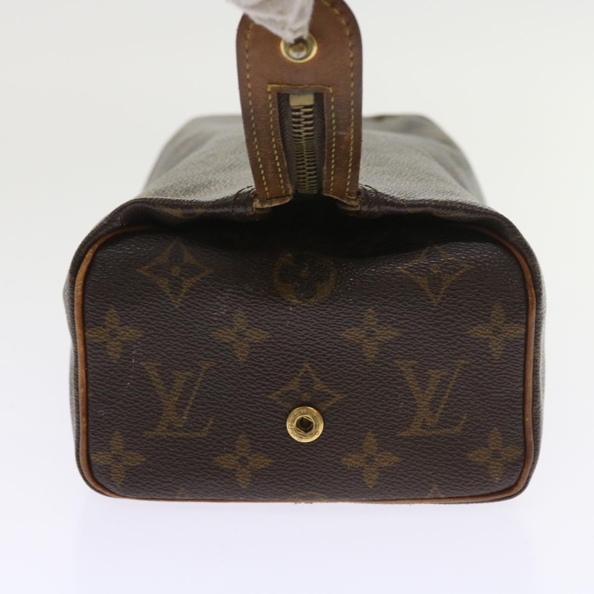 LOUIS VUITTON Monogram Trousse Patte Pression Cosmetic Pouch M47636 55539