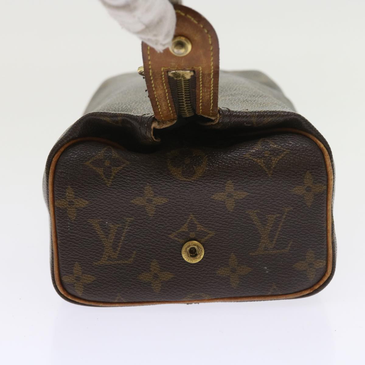 LOUIS VUITTON Monogram Trousse Patte Pression Cosmetic Pouch M47636 55539