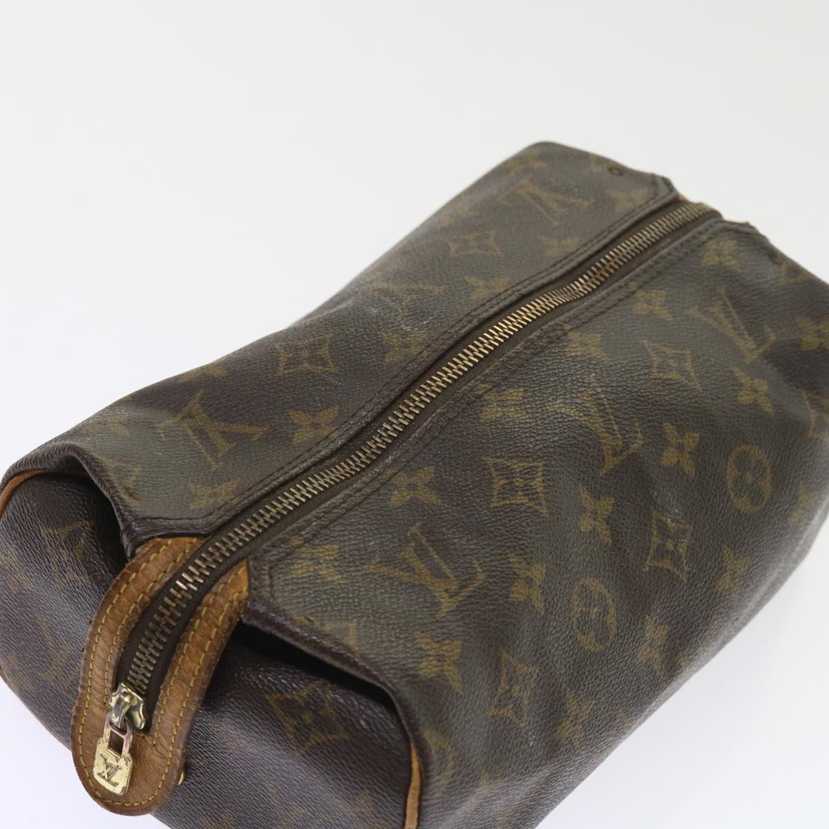 LOUIS VUITTON Monogram Trousse Patte Pression Cosmetic Pouch M47636 55539