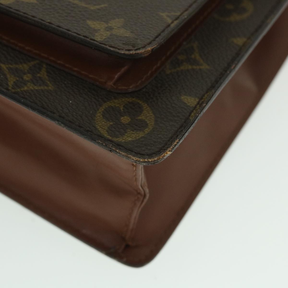 LOUIS VUITTON Monogram Monceau 28 Hand Bag 2way M51185 LV 55540