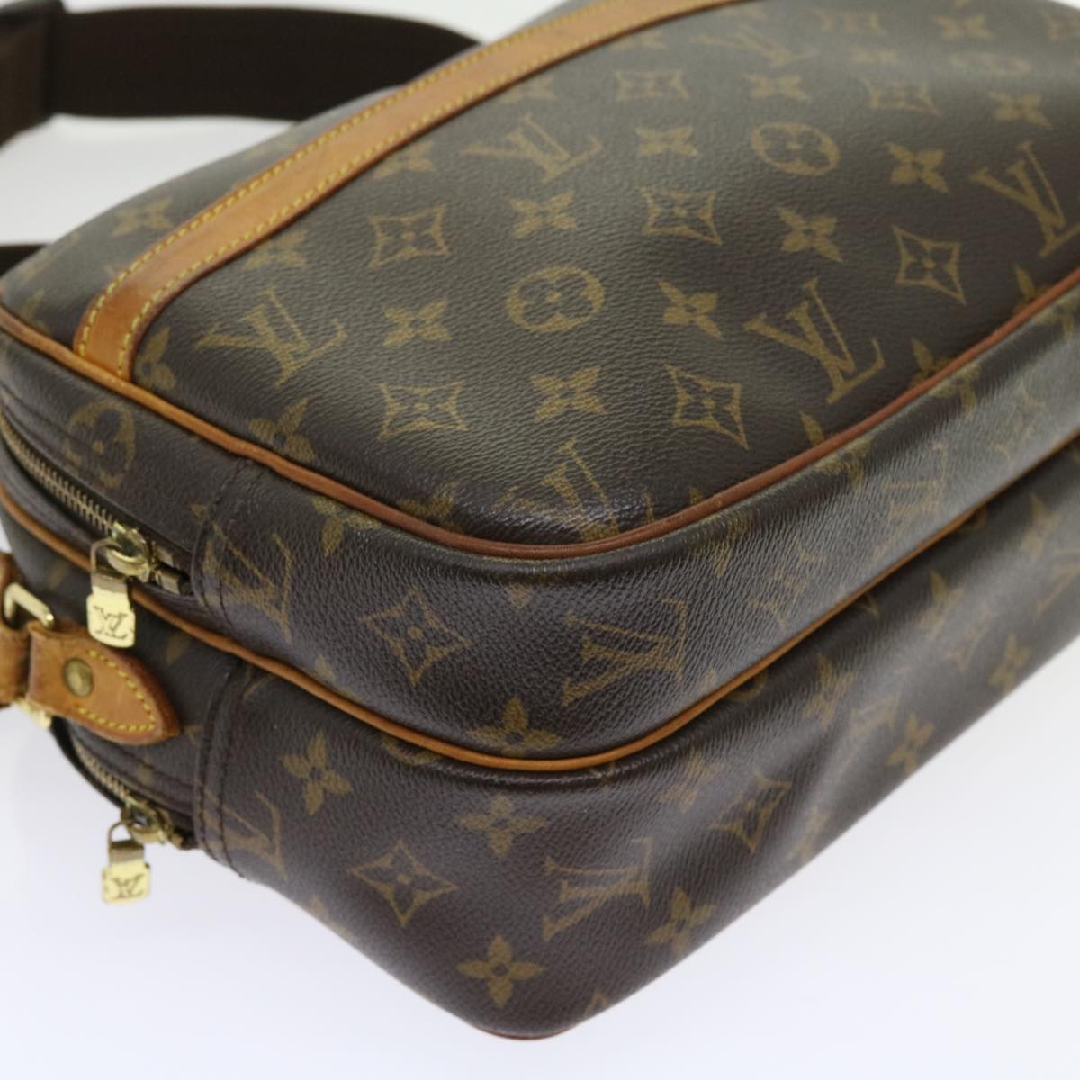LOUIS VUITTON Monogram Reporter PM Shoulder Bag M45254 LV 55541