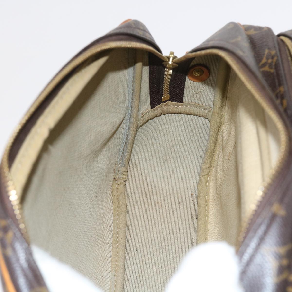 LOUIS VUITTON Monogram Reporter PM Shoulder Bag M45254 LV 55541