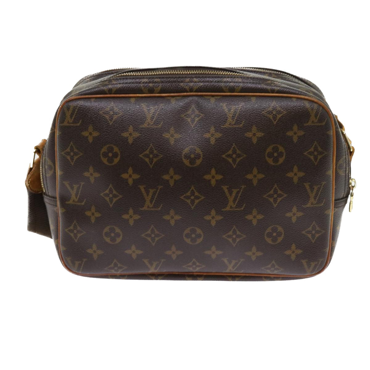 LOUIS VUITTON Monogram Reporter PM Shoulder Bag M45254 LV 55541