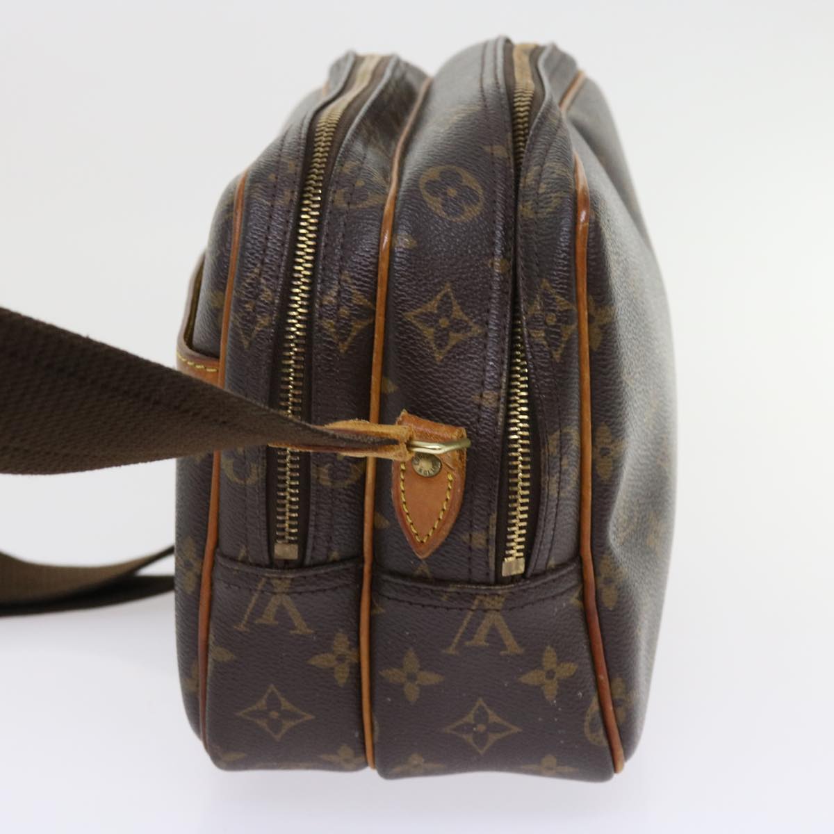 LOUIS VUITTON Monogram Reporter PM Shoulder Bag M45254 LV 55541
