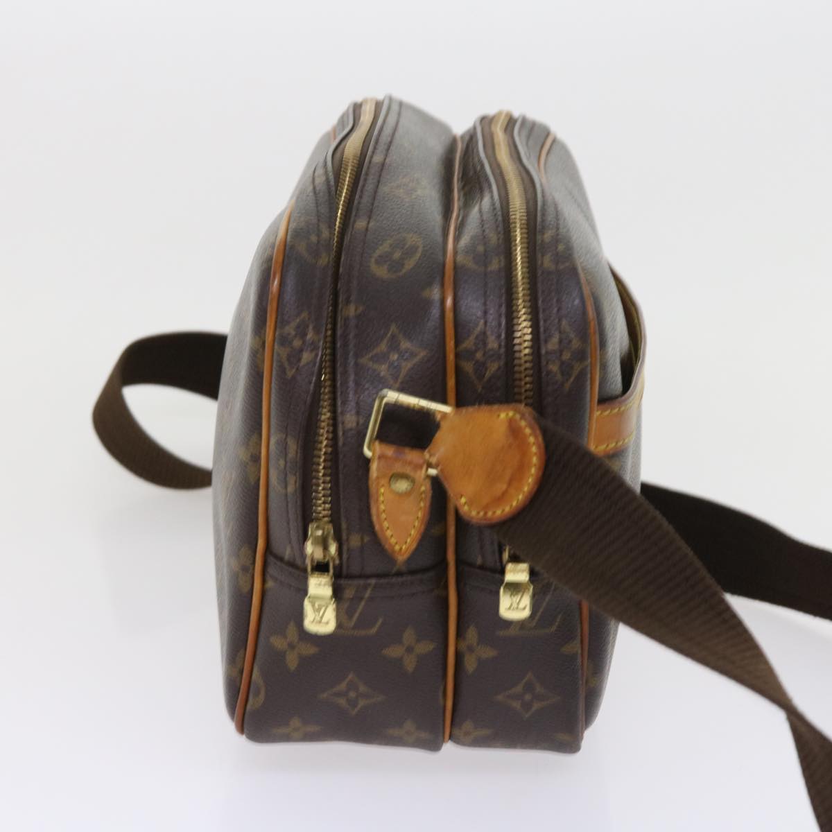 LOUIS VUITTON Monogram Reporter PM Shoulder Bag M45254 LV 55541
