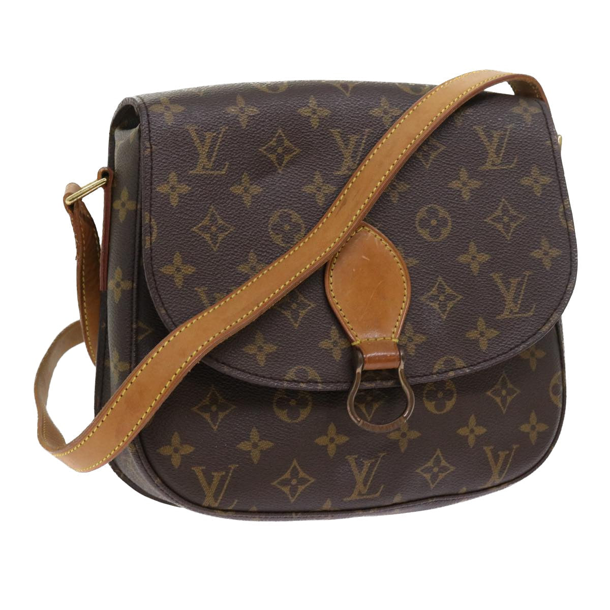 LOUIS VUITTON Monogram Saint Cloud GM Shoulder Bag M51242 LV 55542