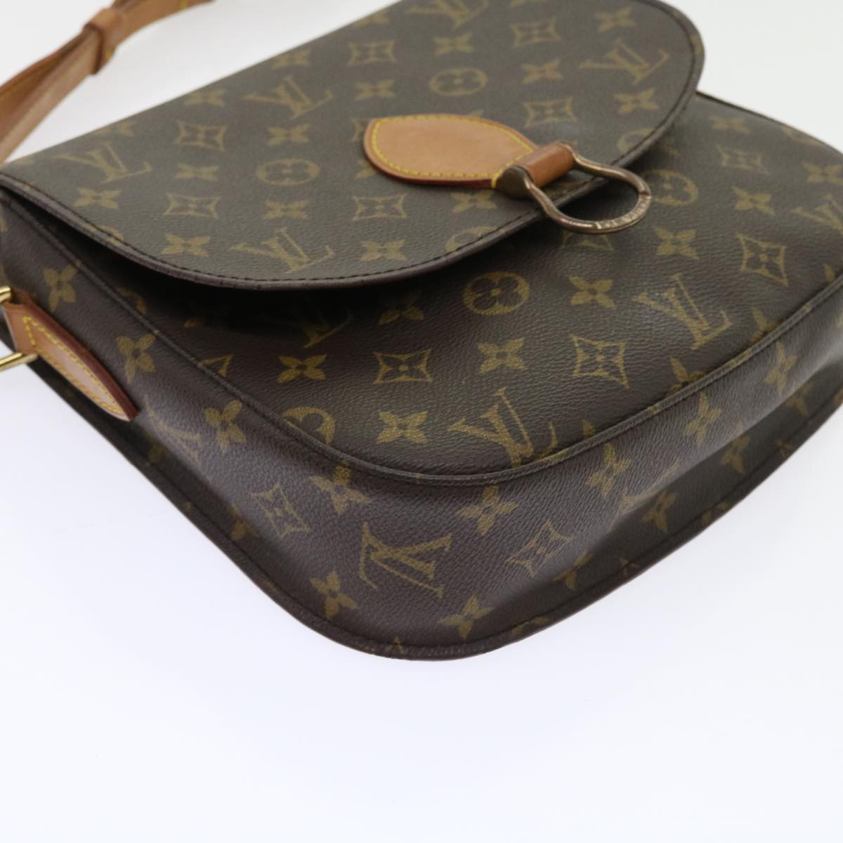 LOUIS VUITTON Monogram Saint Cloud GM Shoulder Bag M51242 LV 55542