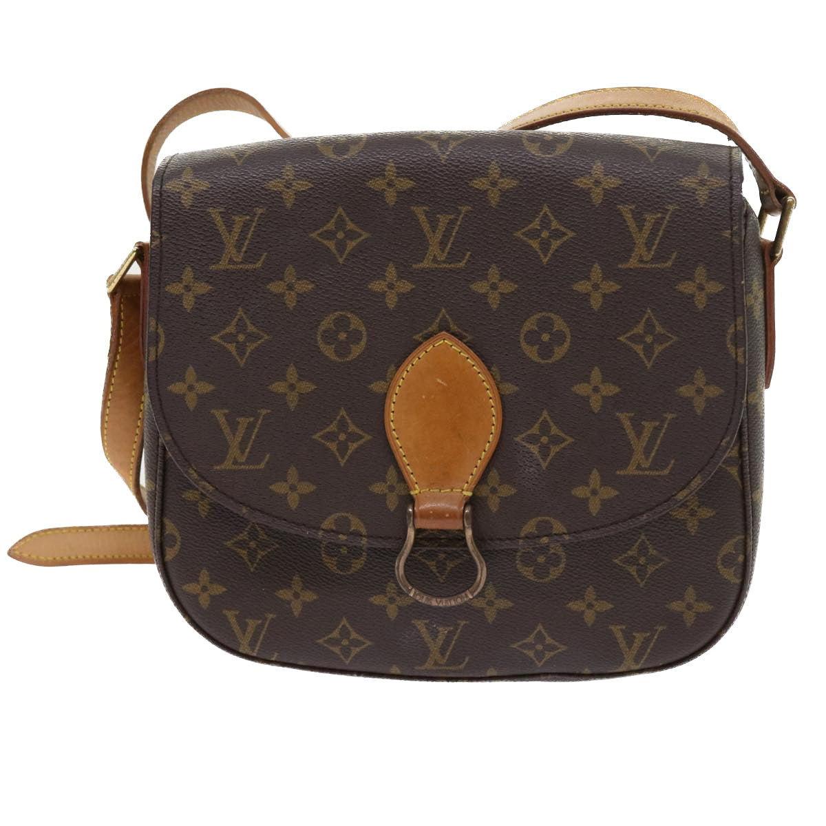 LOUIS VUITTON Monogram Saint Cloud GM Shoulder Bag M51242 LV 55542
