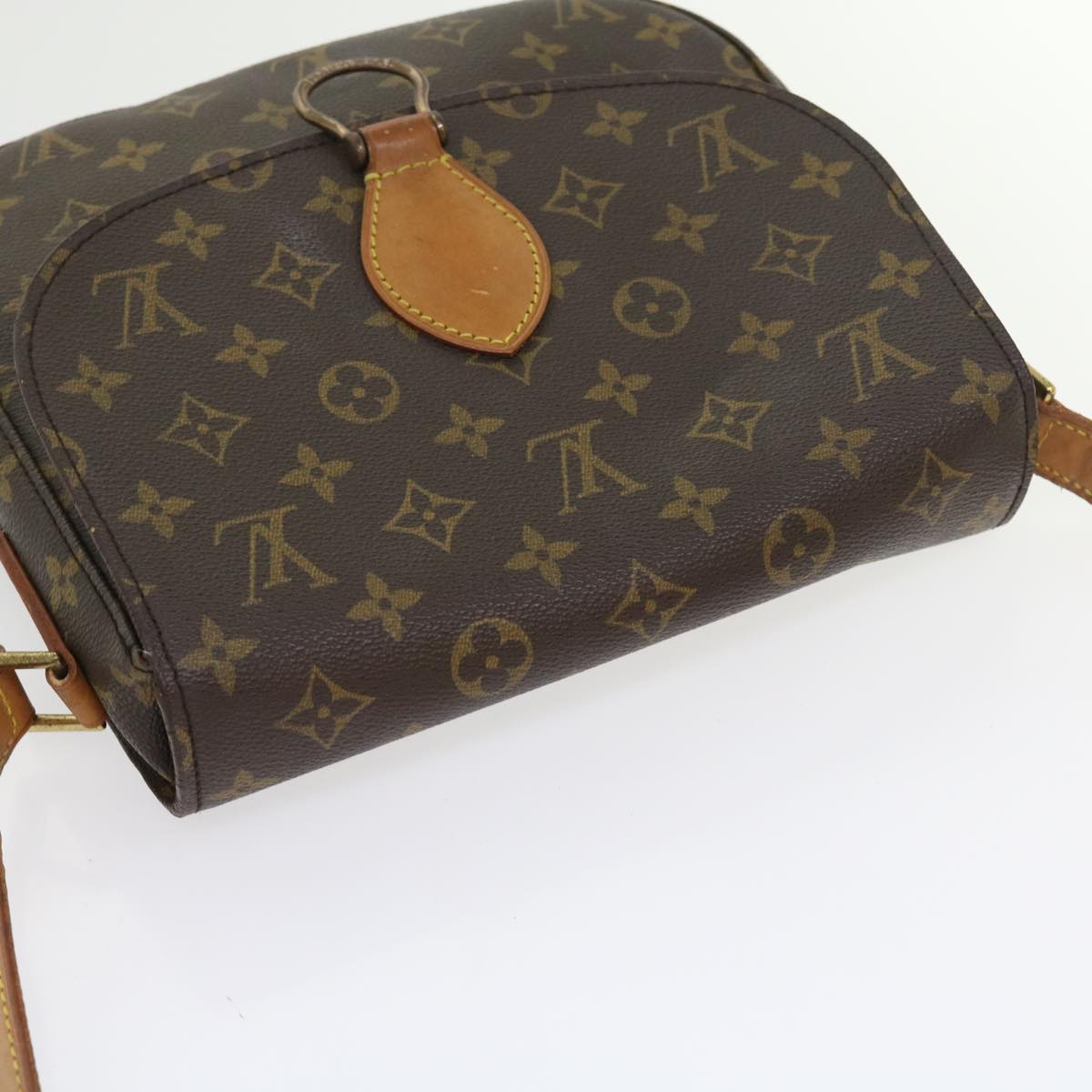 LOUIS VUITTON Monogram Saint Cloud GM Shoulder Bag M51242 LV 55542
