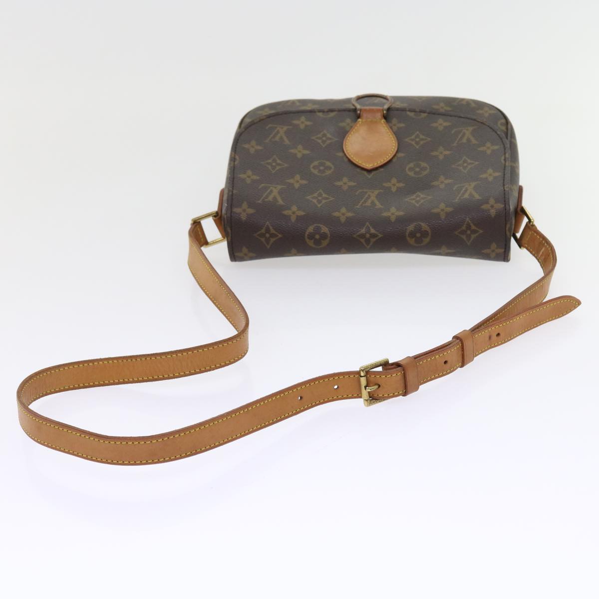 LOUIS VUITTON Monogram Saint Cloud GM Shoulder Bag M51242 LV 55542
