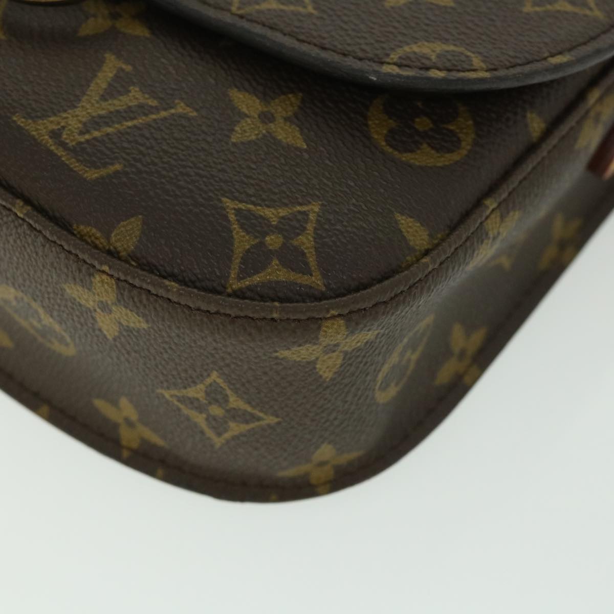 LOUIS VUITTON Monogram Saint Cloud MM Shoulder Bag Vintage M51243 LV 55545