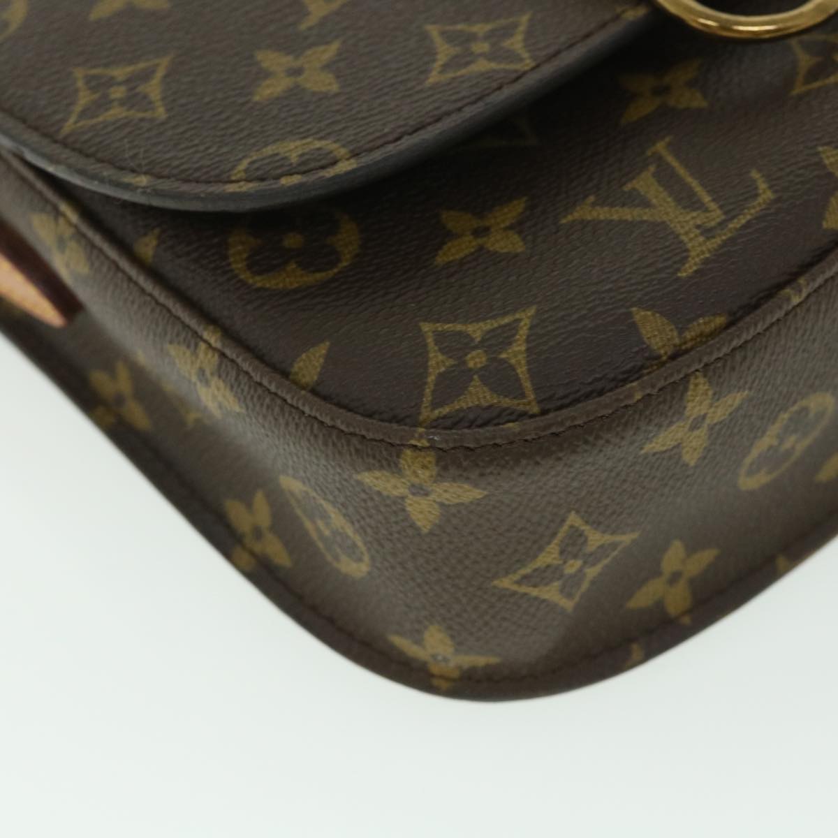 LOUIS VUITTON Monogram Saint Cloud MM Shoulder Bag Vintage M51243 LV 55545