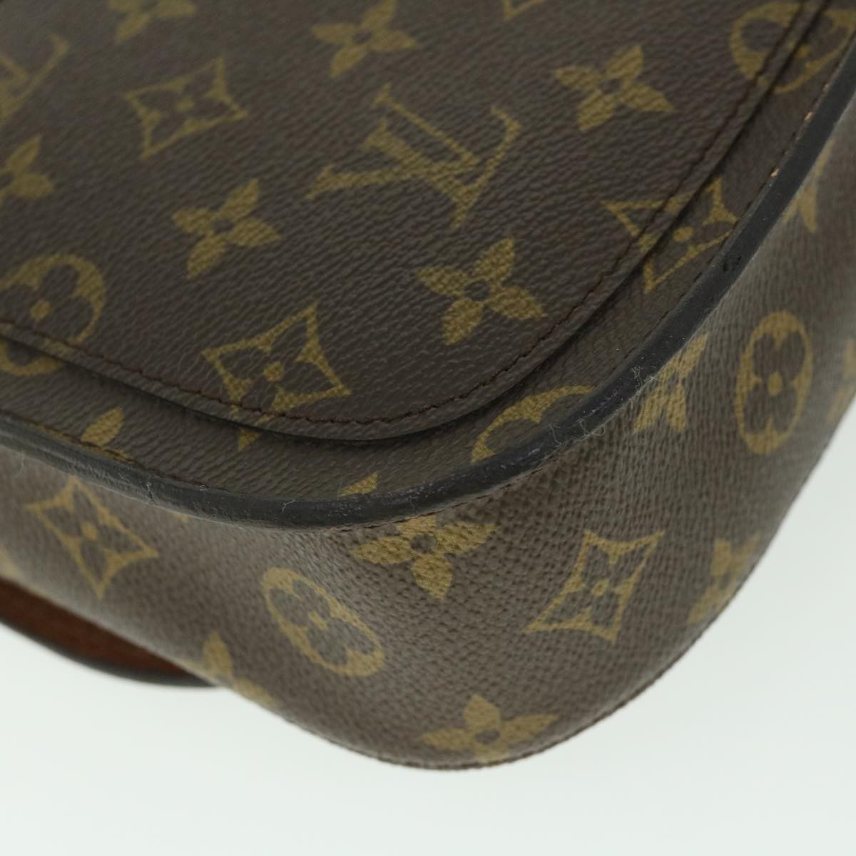 LOUIS VUITTON Monogram Saint Cloud MM Shoulder Bag Vintage M51243 LV 55545