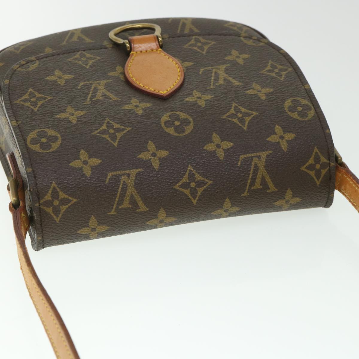 LOUIS VUITTON Monogram Saint Cloud MM Shoulder Bag Vintage M51243 LV 55545