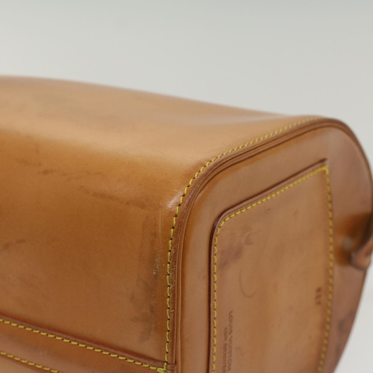LOUIS VUITTON Nomad Leather Speedy 30 Hand Bag Beige M85392 LV 55551