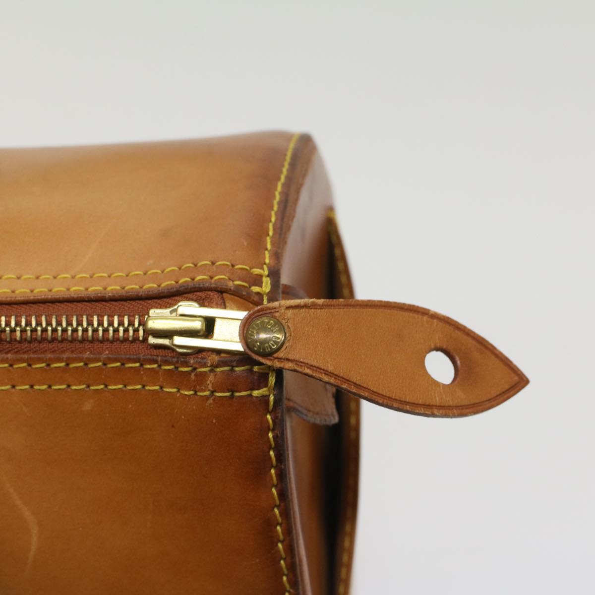 LOUIS VUITTON Nomad Leather Speedy 30 Hand Bag Beige M85392 LV 55551