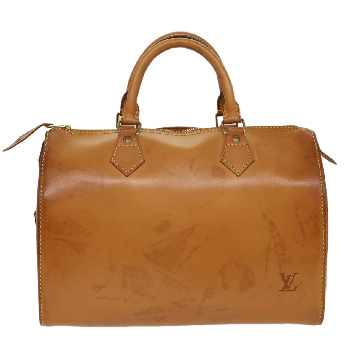 LOUIS VUITTON Nomad Leather Speedy 30 Hand Bag Beige M85392 LV 55551