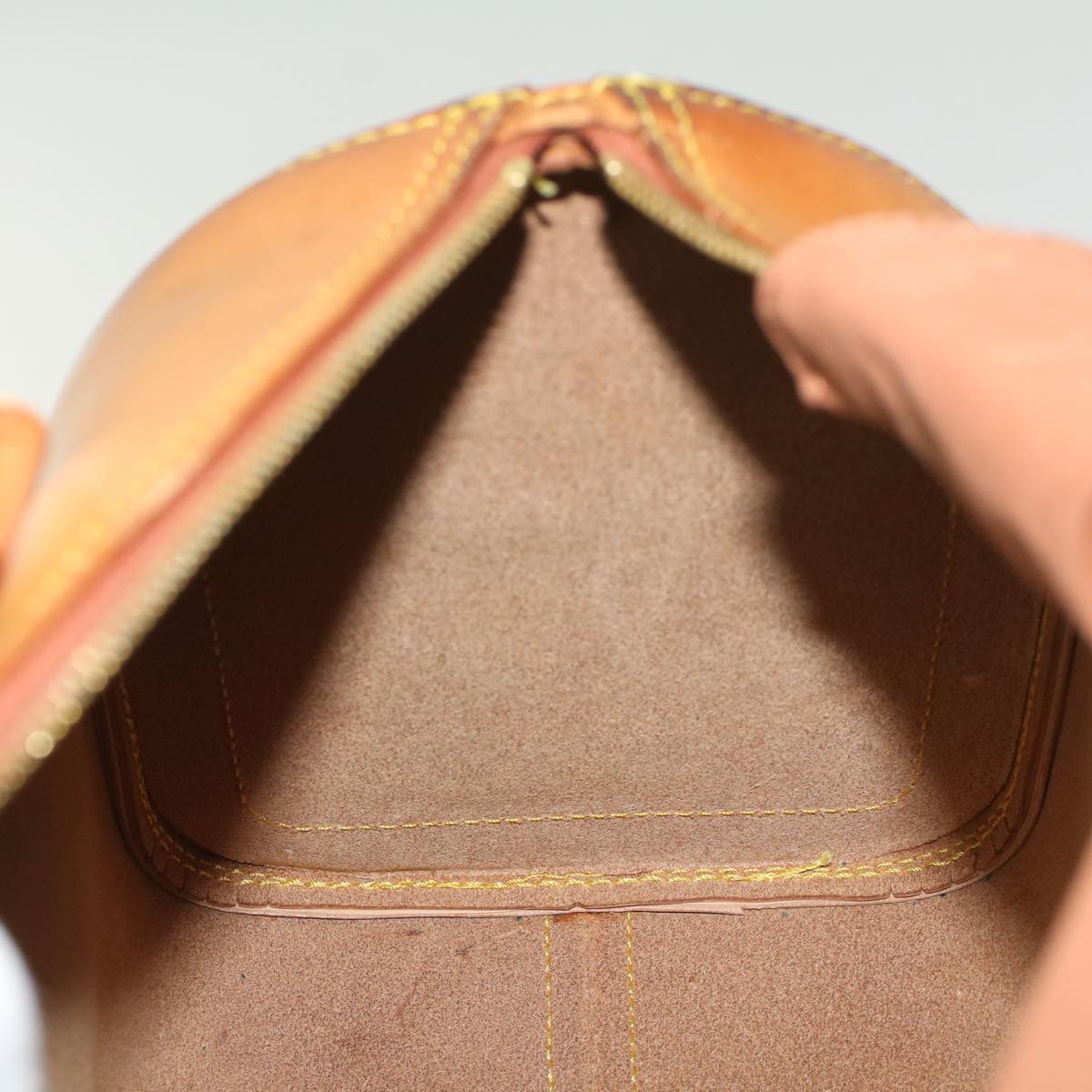 LOUIS VUITTON Nomad Leather Speedy 30 Hand Bag Beige M85392 LV 55551