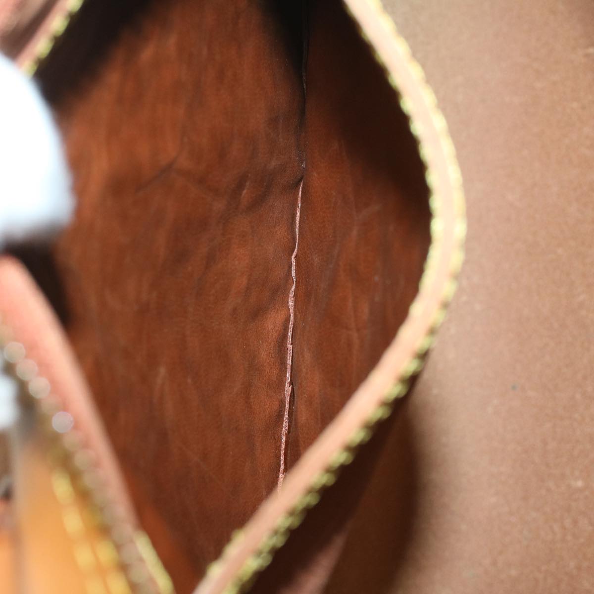 LOUIS VUITTON Nomad Leather Speedy 30 Hand Bag Beige M85392 LV 55551