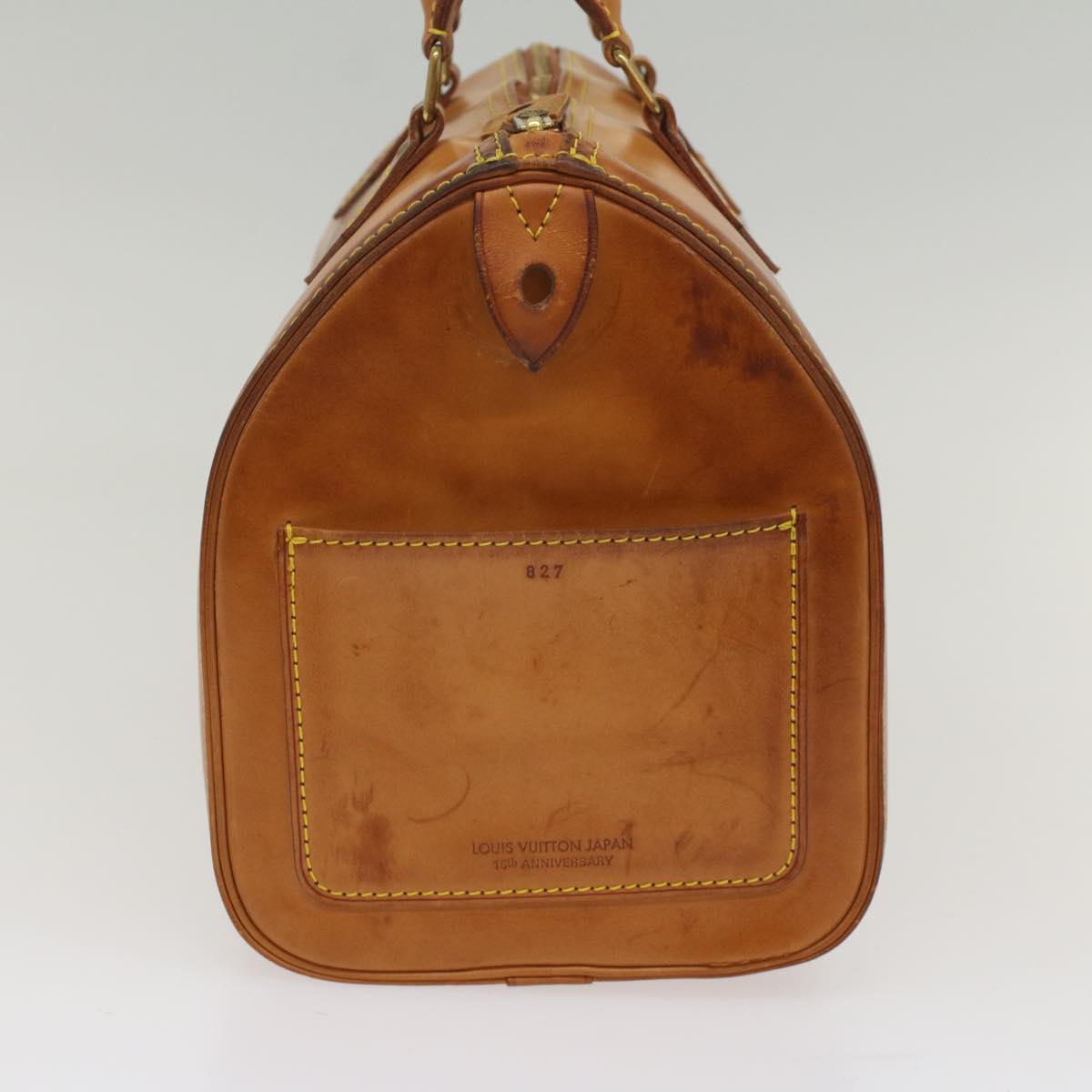 LOUIS VUITTON Nomad Leather Speedy 30 Hand Bag Beige M85392 LV 55551