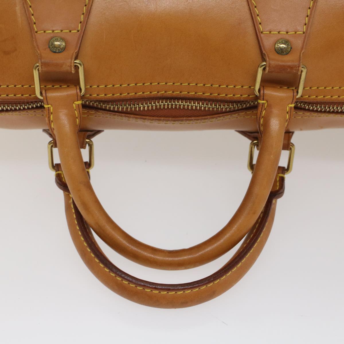 LOUIS VUITTON Nomad Leather Speedy 30 Hand Bag Beige M85392 LV 55551