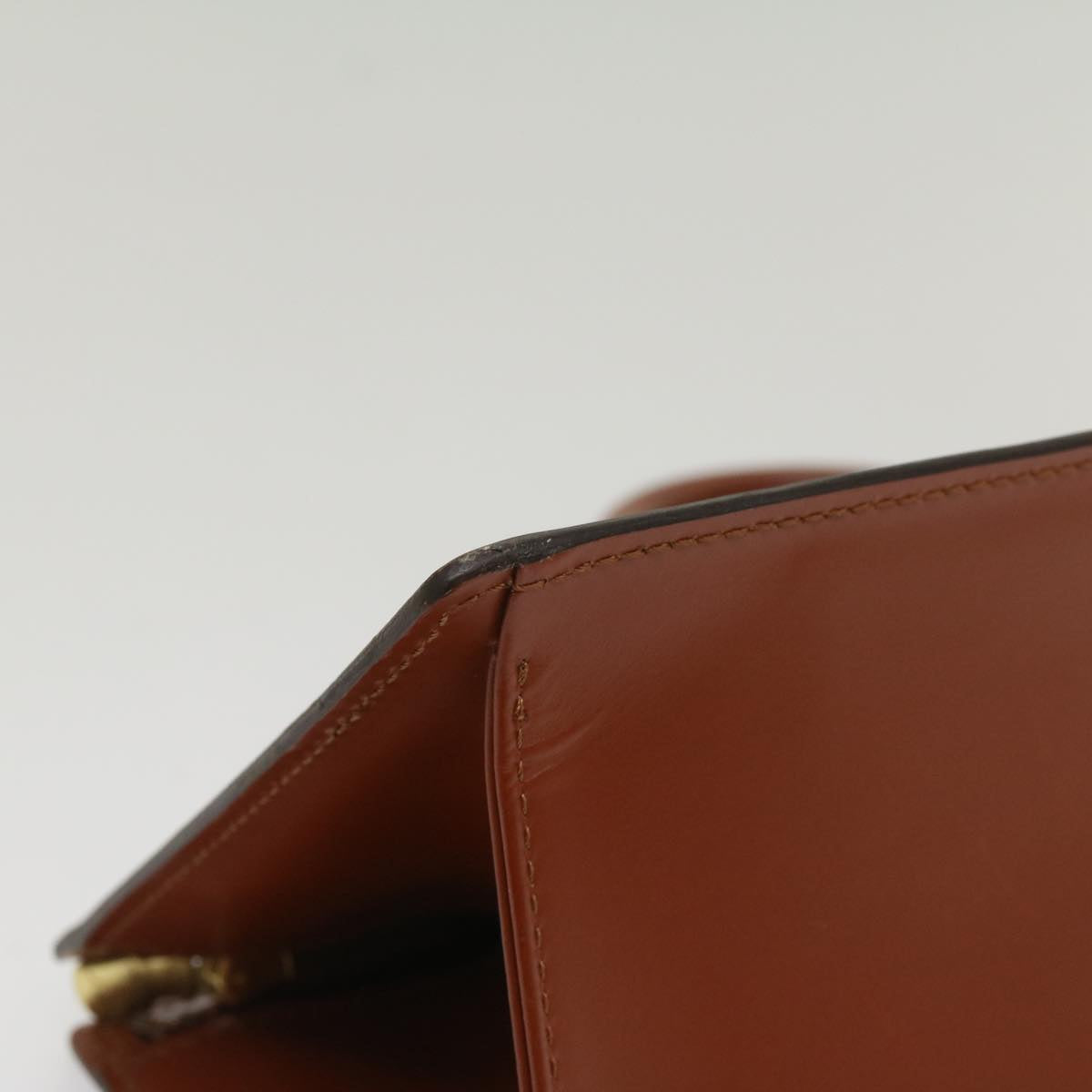 LOUIS VUITTON Epi Sac Triangle Hand Bag Brown M52093 LV 55553
