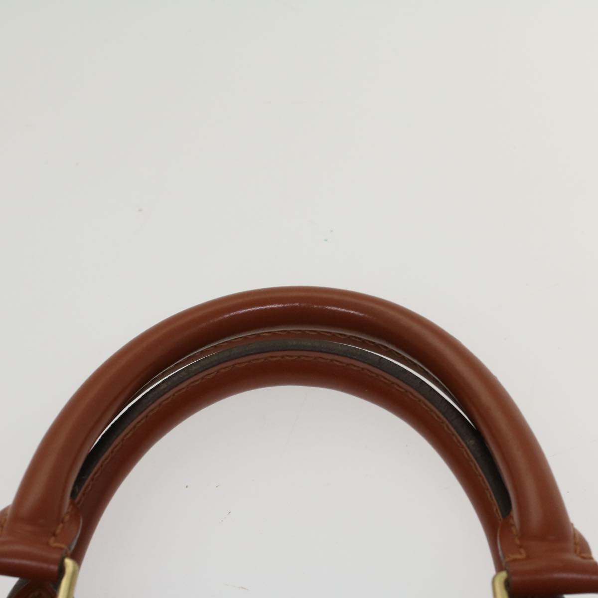 LOUIS VUITTON Epi Sac Triangle Hand Bag Brown M52093 LV 55553