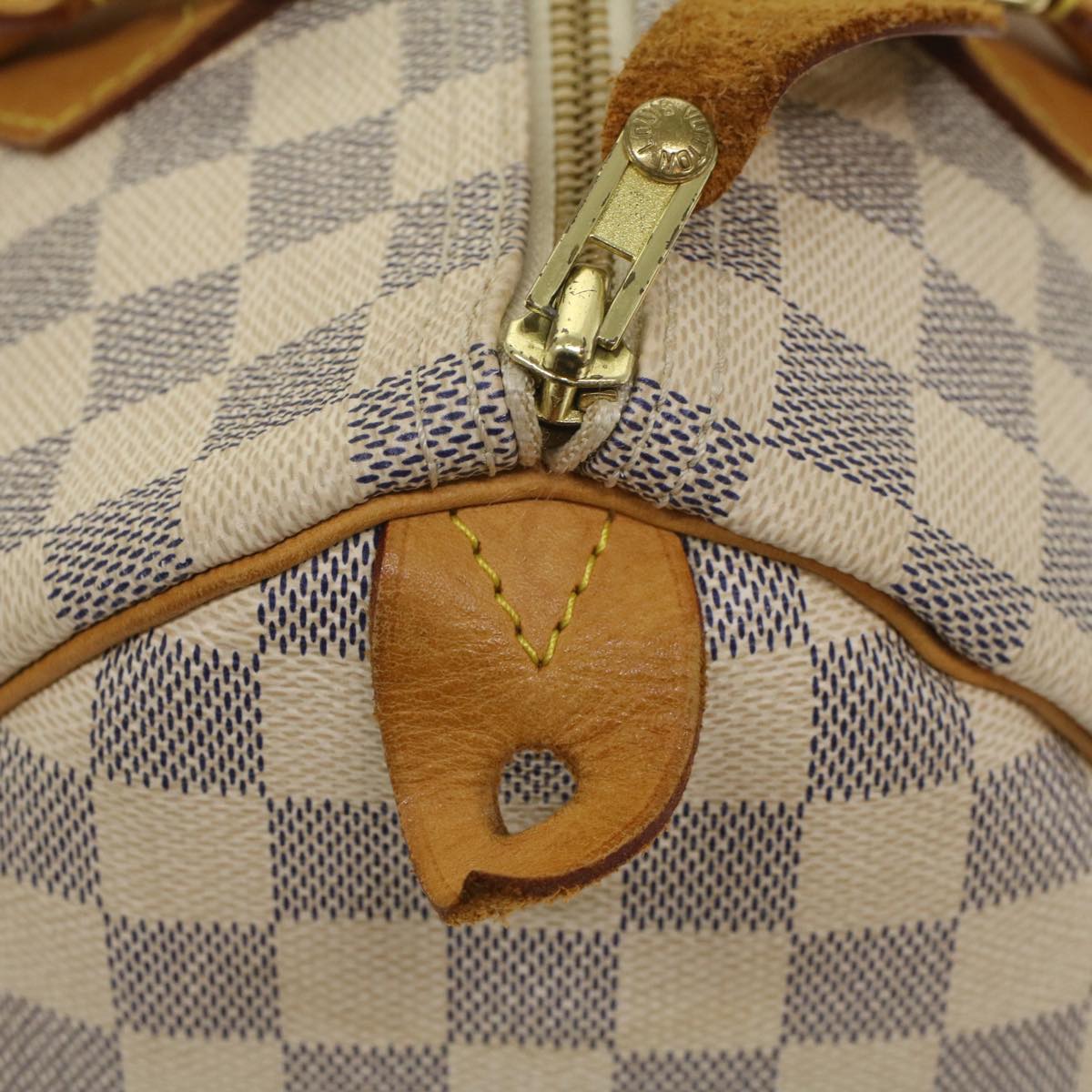 LOUIS VUITTON Damier Azur Speedy 30 Hand Bag N41533 LV 55563