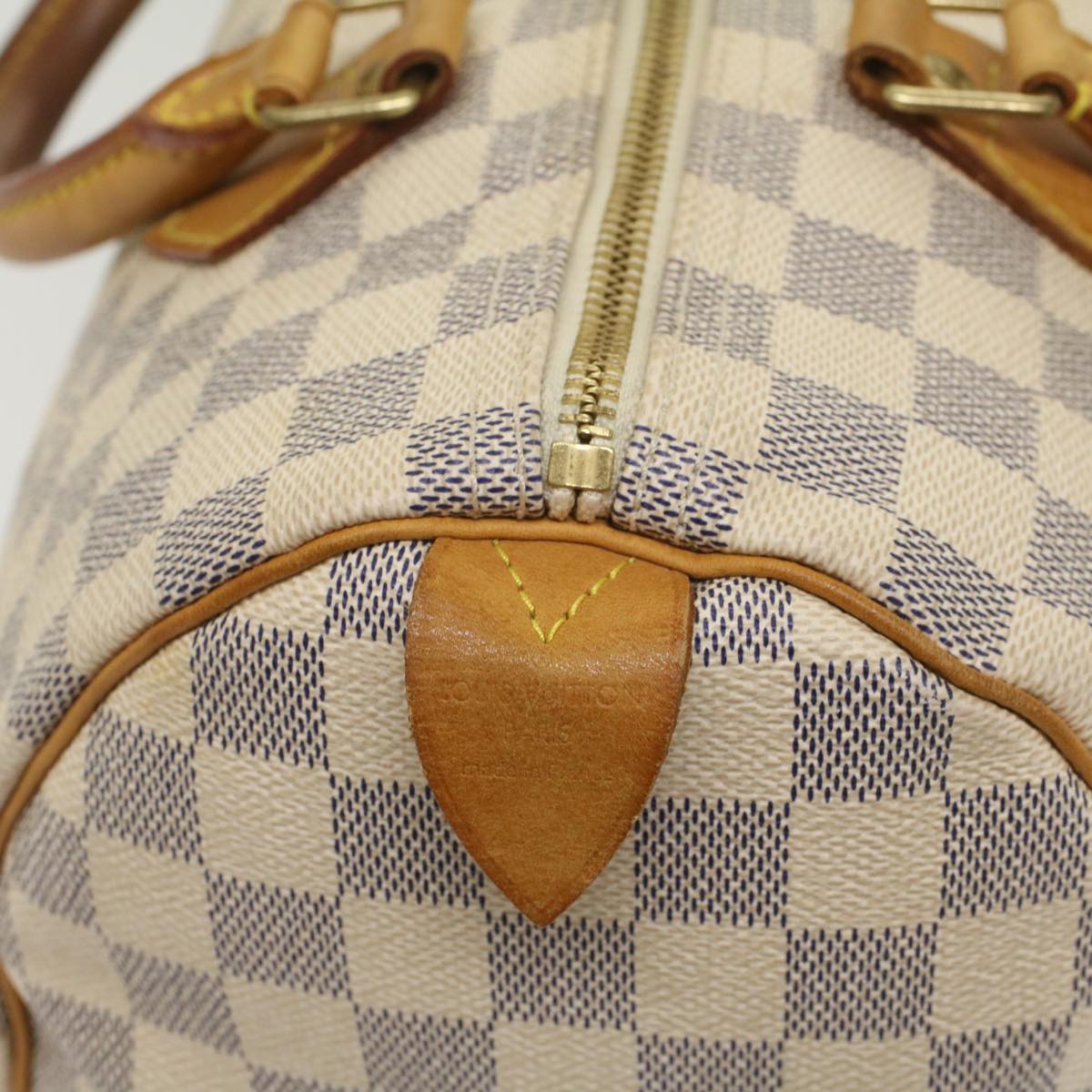 LOUIS VUITTON Damier Azur Speedy 30 Hand Bag N41533 LV 55563