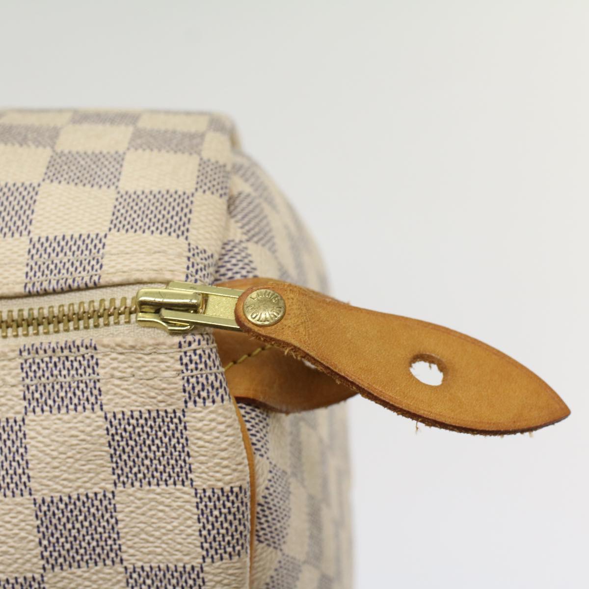 LOUIS VUITTON Damier Azur Speedy 30 Hand Bag N41533 LV 55563