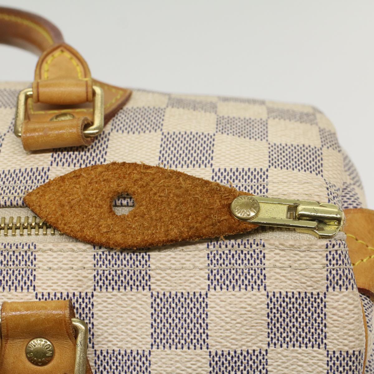 LOUIS VUITTON Damier Azur Speedy 30 Hand Bag N41533 LV 55563