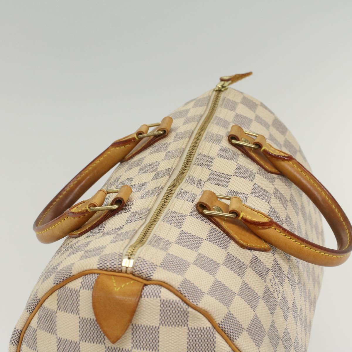 LOUIS VUITTON Damier Azur Speedy 30 Hand Bag N41533 LV 55563