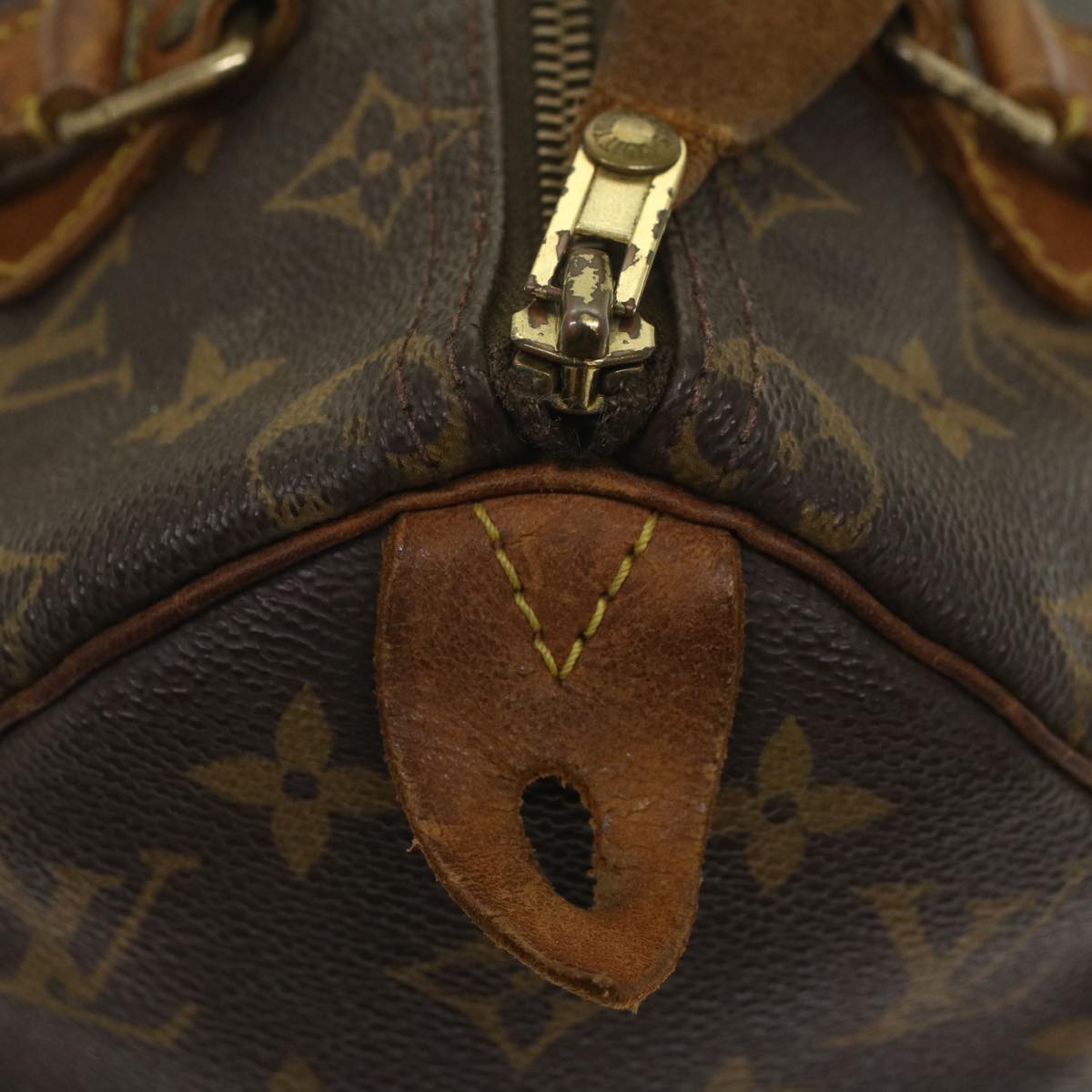 LOUIS VUITTON Monogram Speedy 25 Hand Bag M41528 LV 55565