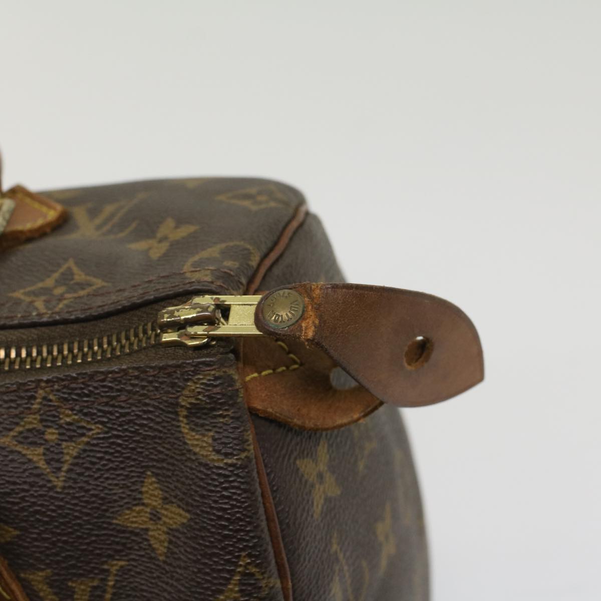 LOUIS VUITTON Monogram Speedy 25 Hand Bag M41528 LV 55565
