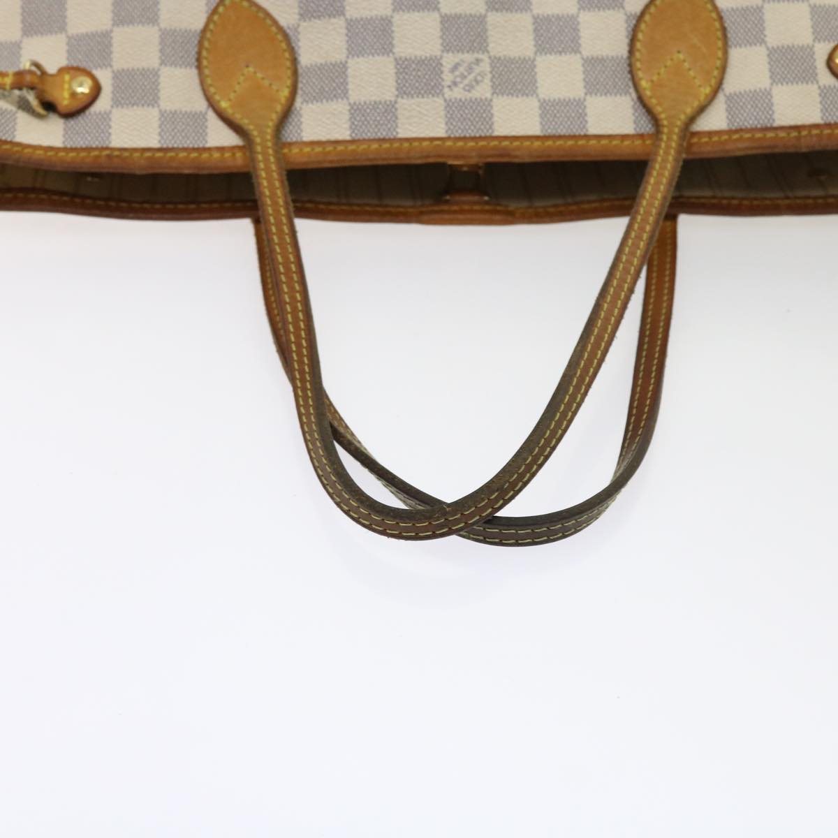 LOUIS VUITTON Damier Azur Neverfull PM Tote Bag N41362 LV 55573