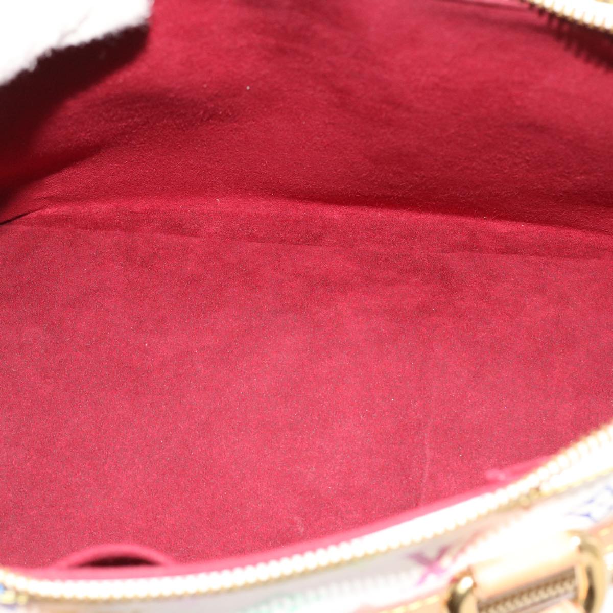 LOUIS VUITTON Monogram Multicolor Rita Hand Bag 2way White M40125 LV 55579A