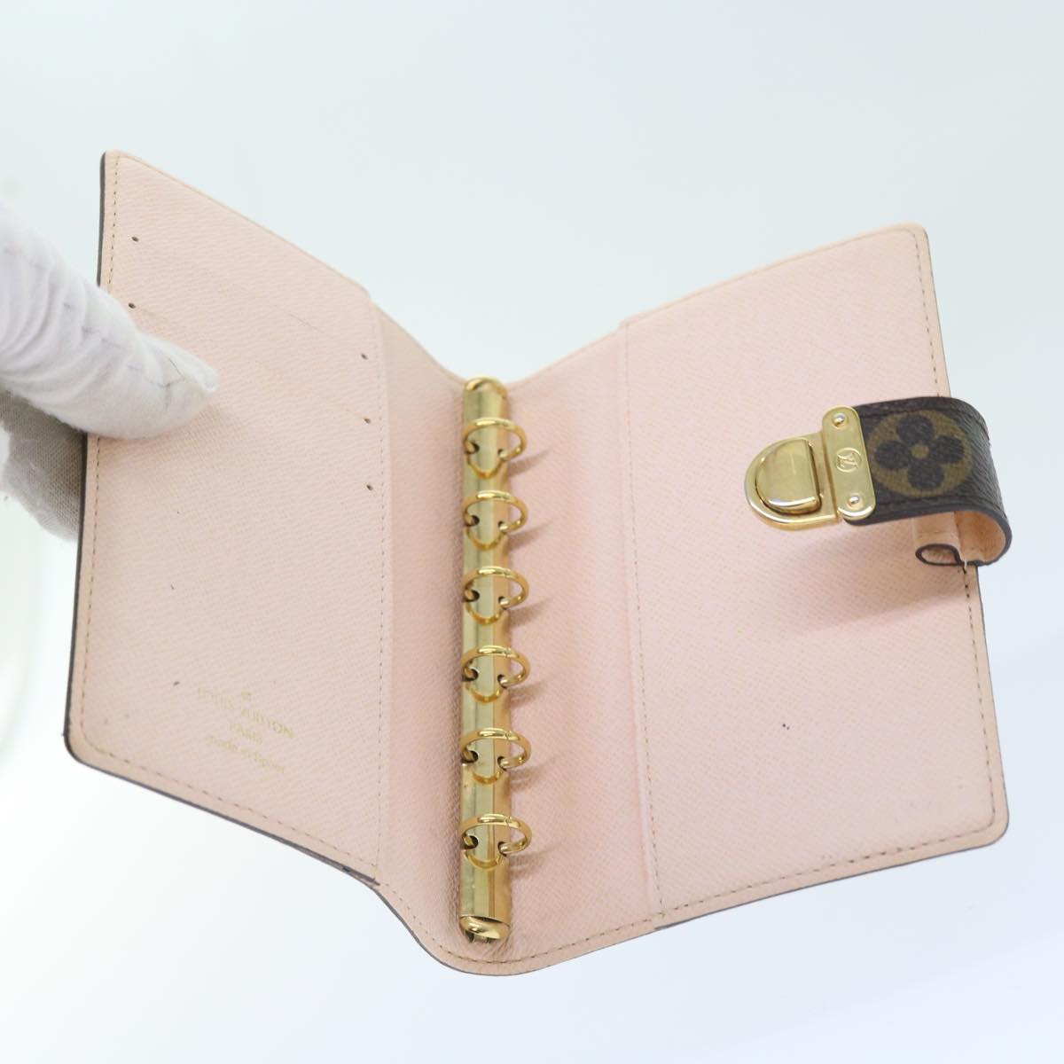 LOUIS VUITTON Monogram Agenda Koala PM Day Planner Cover Pink R21013 55596
