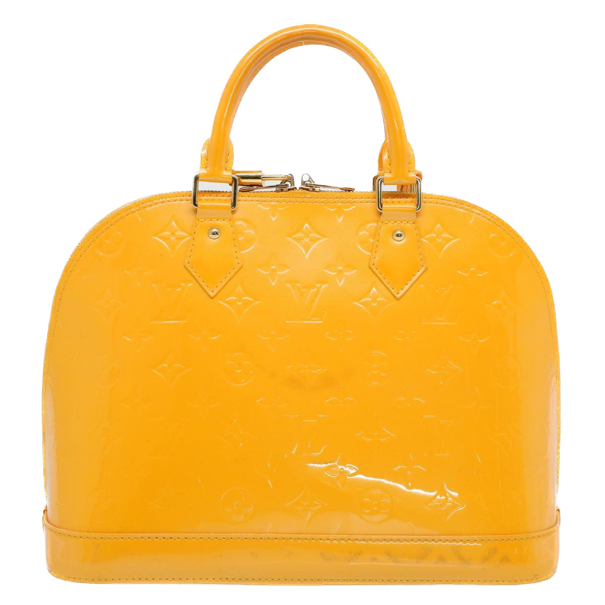LOUIS VUITTON Monogram Vernis Alma PM Hand Bag Jone Passion M91695 LV 55601